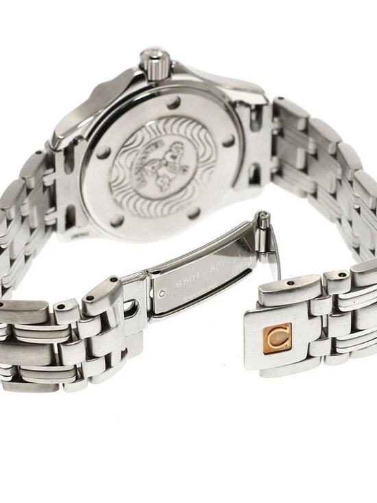 OMEGA Seamaster300 2582.20 Date white Dial Quartz Ladies Watch_917268 main image 9